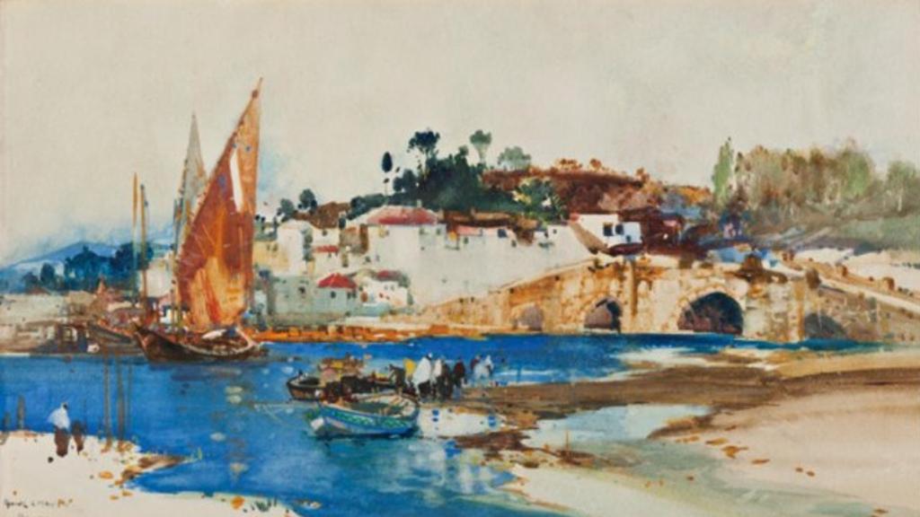 Frank Hanry Mason (1876-1965) - Bayona, Spain