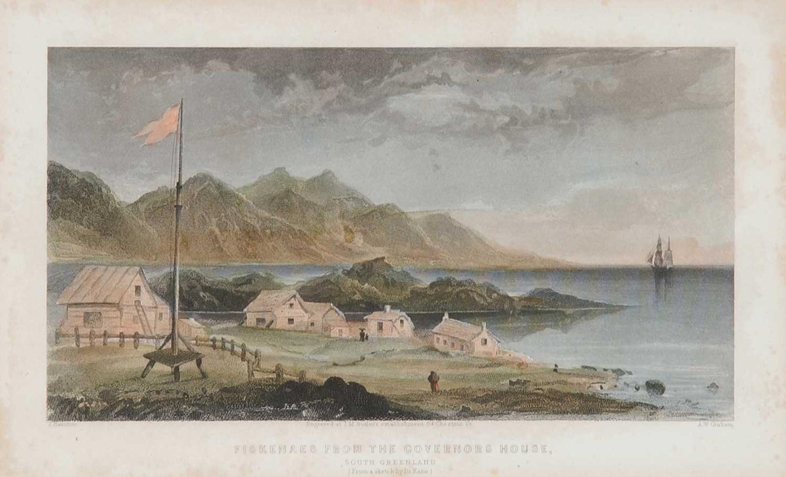 Dr. Kane - Fiskenaes from the Governors House, South Greenland