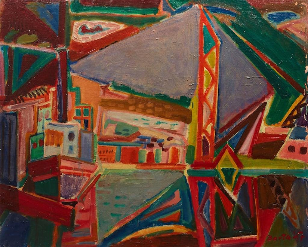 Laszlo Barta (1902-1961) - Port de Toulon