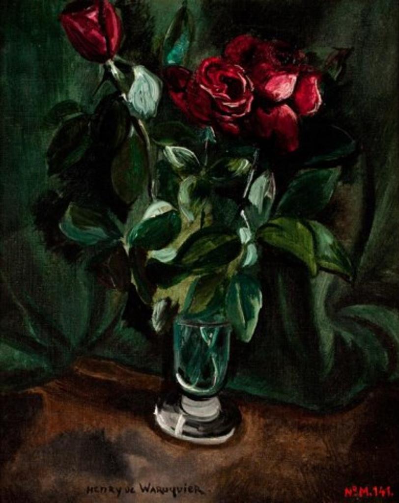 Henri de Waroquier (1881-1970) - Roses