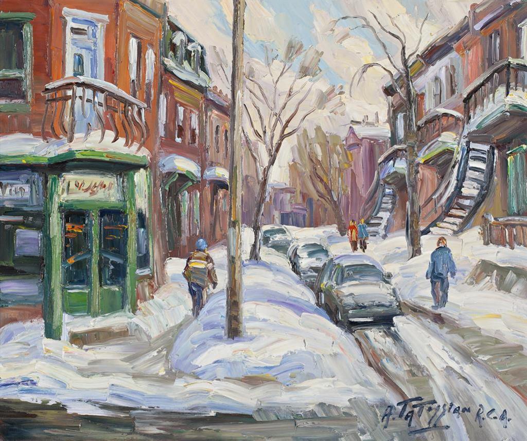 Armand Tatossian (1948-2012) - Montreal in Winter