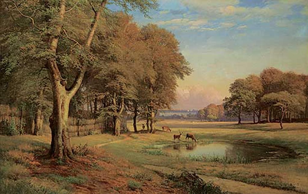 Anders Andersen-Lundby (1840-1923) - Untitled - Quiet Afternoon