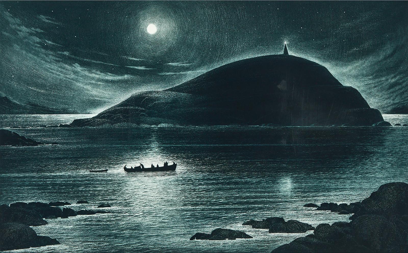 David Lloyd Blackwood (1941-2022) - Night Passage, Bennett's High Island, 1981