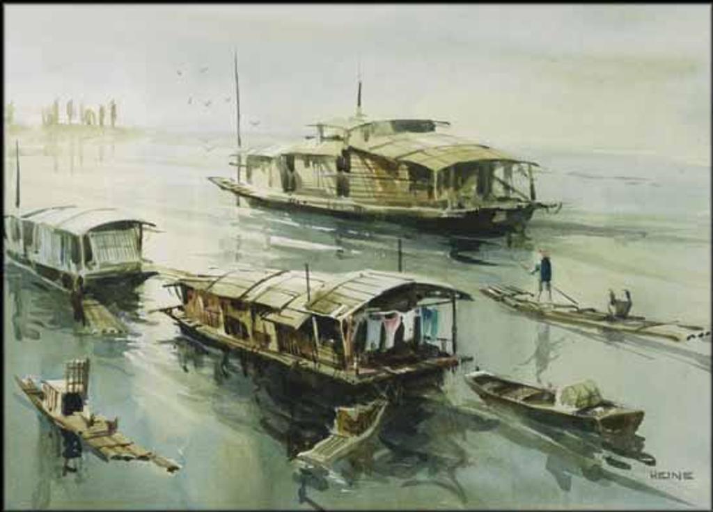 Harry Heine (1924-2004) - The Li River at Guilin