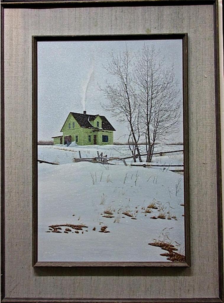Peter Lasaga (1955) - Winter Cottage