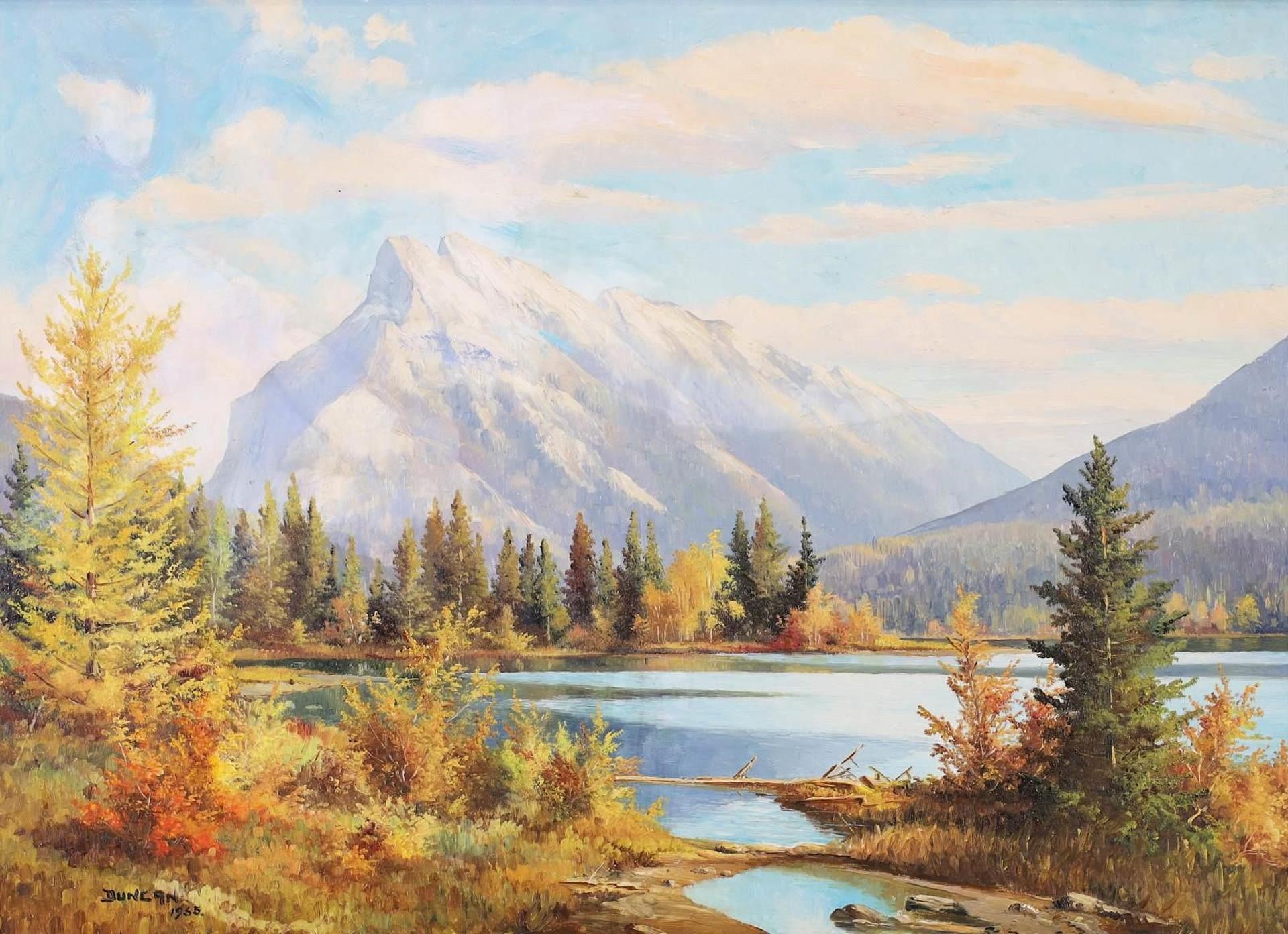 Duncan Mackinnon Crockford (1922-1991) - Autumn In The Rockies; 1965