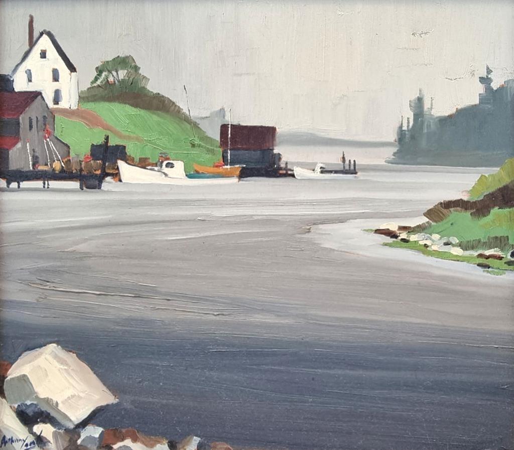 Anthony Law (1916-1996) - Fishing Boats, Sambro Nova Scotia