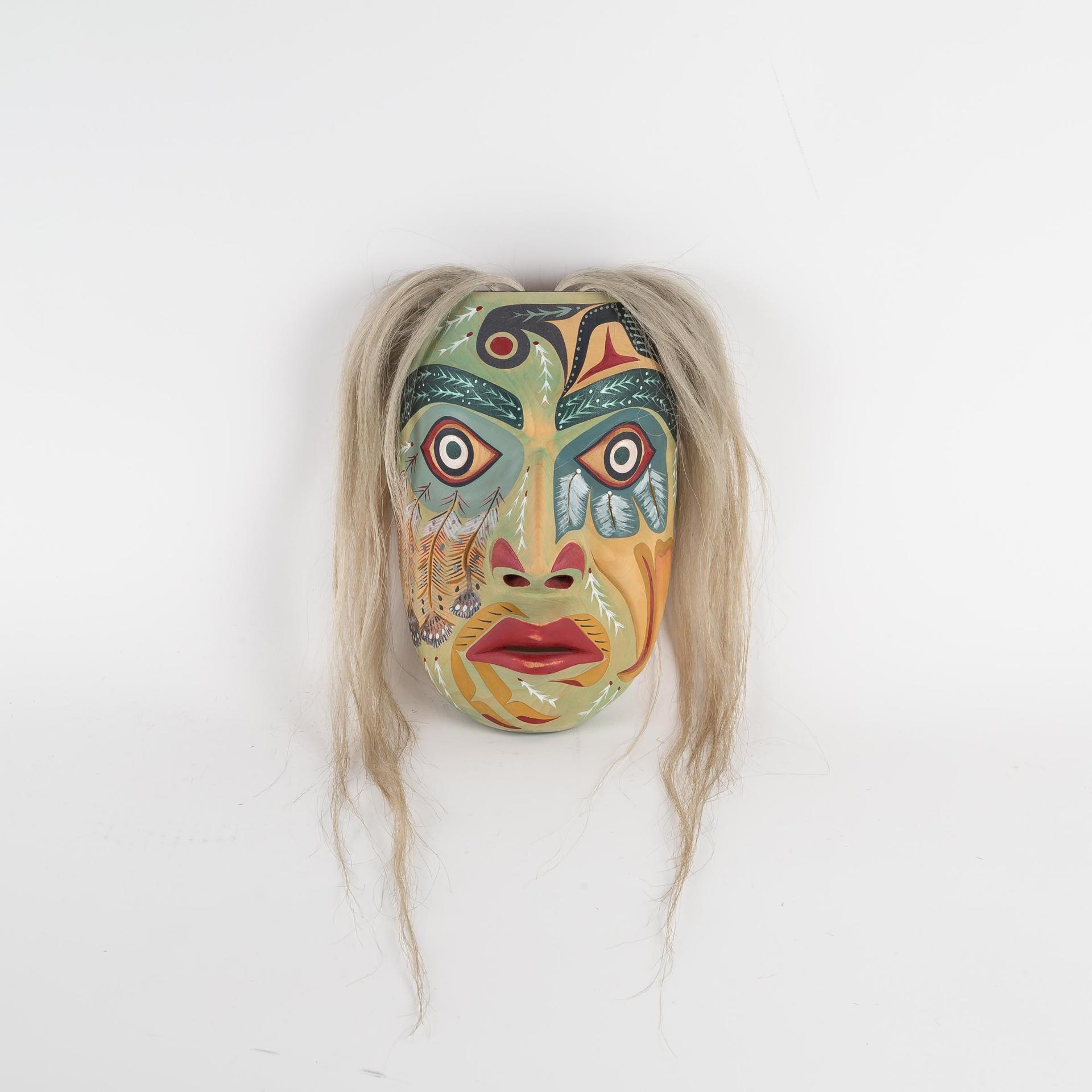 Simon Dick (1951) - Portrait Mask Hitatosla - Transformer Painted Birds, 2003