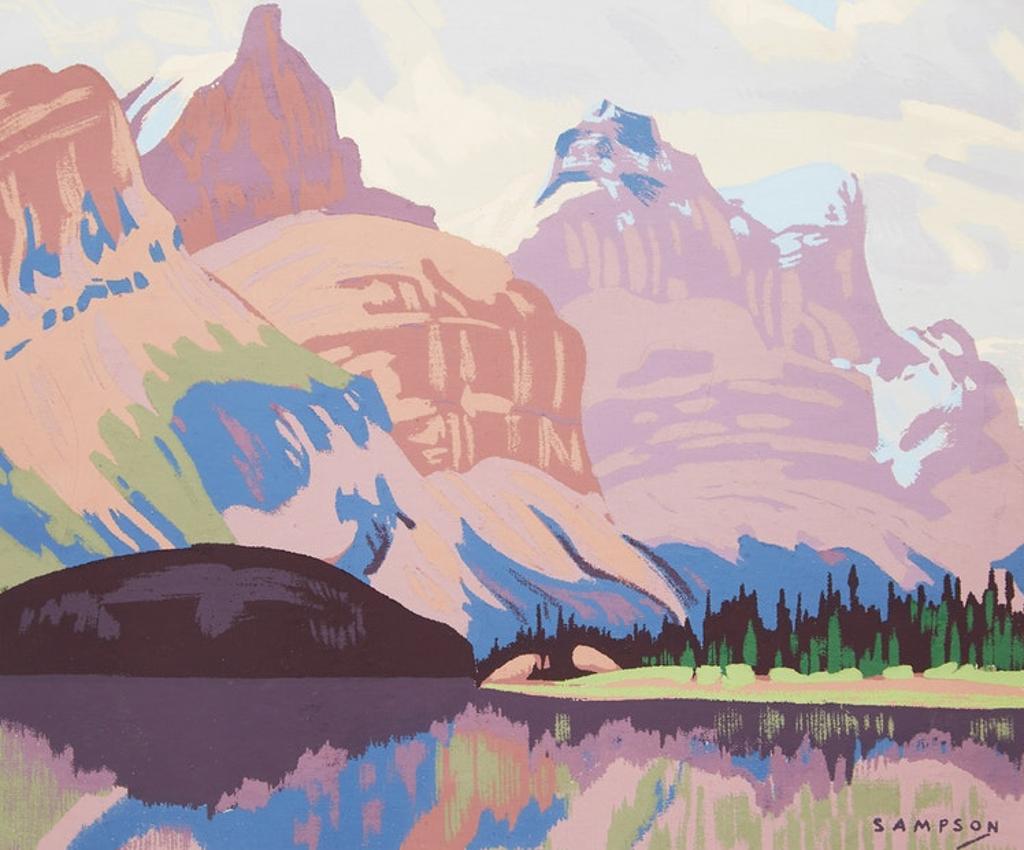 Joseph Ernest Sampson (1887-1946) - Mountain Range