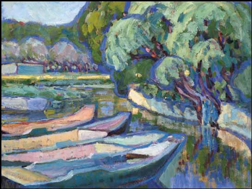 Emily Carr (1871-1945) - Boats in Brittany