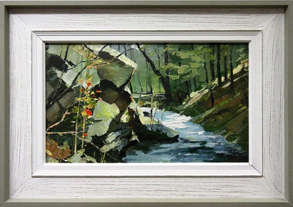Ronald N. Okey (1921-2004) - Untitled (Creek Study)