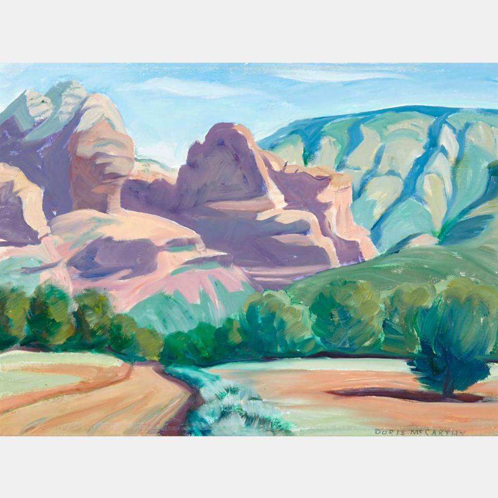 Doris Jean McCarthy (1910-2010) - Rugged Rock Hills - Sedona, 2001