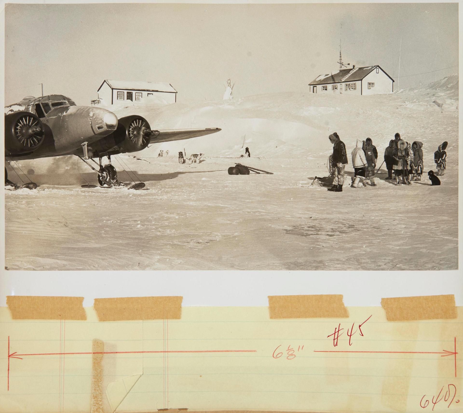 Richard Harrington (1911-2005) - Arctic Wing Plane Calling...Padlei, N.W.T.