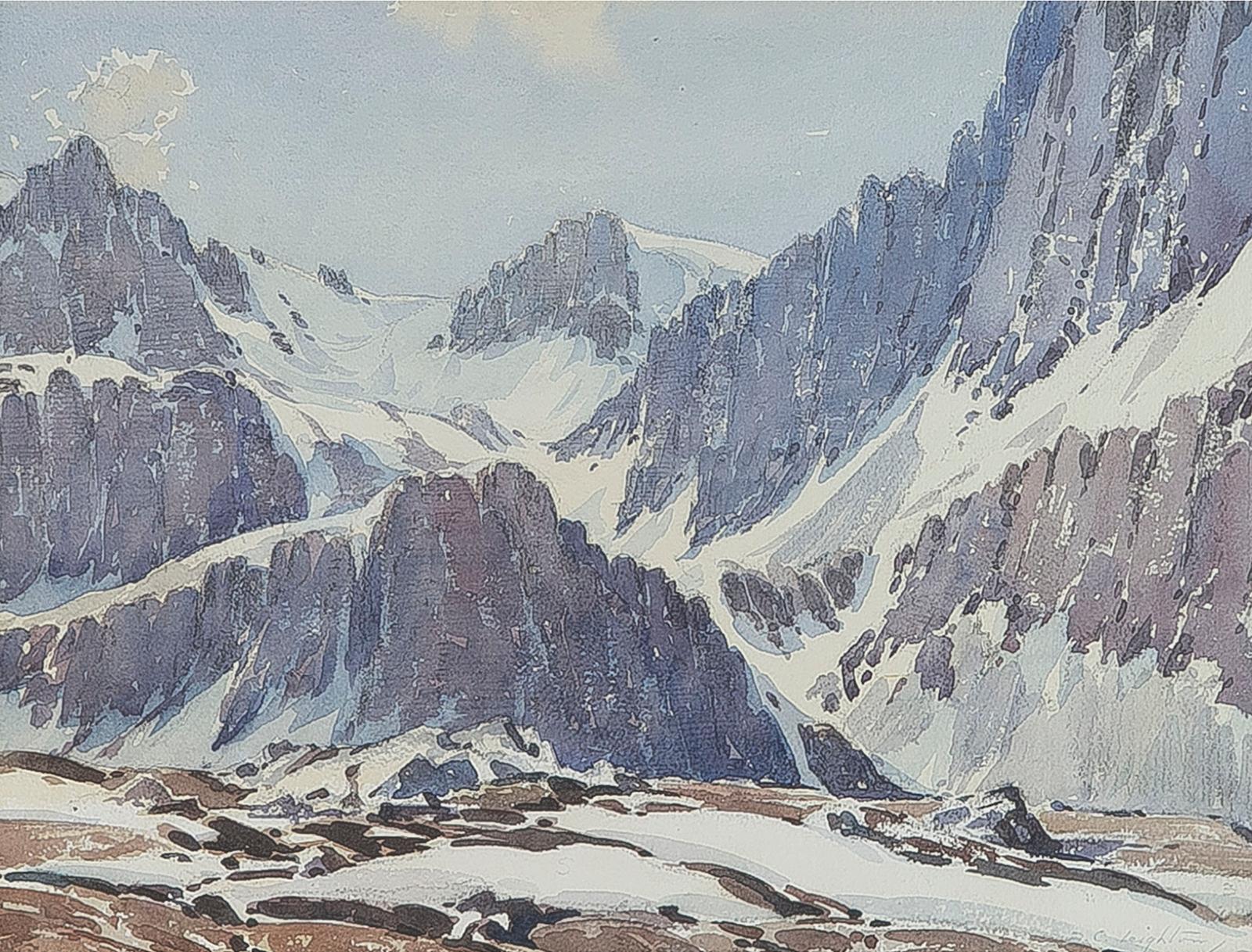 Alfred Crocker Leighton (1901-1965) - Mount Hector At Molar Pass