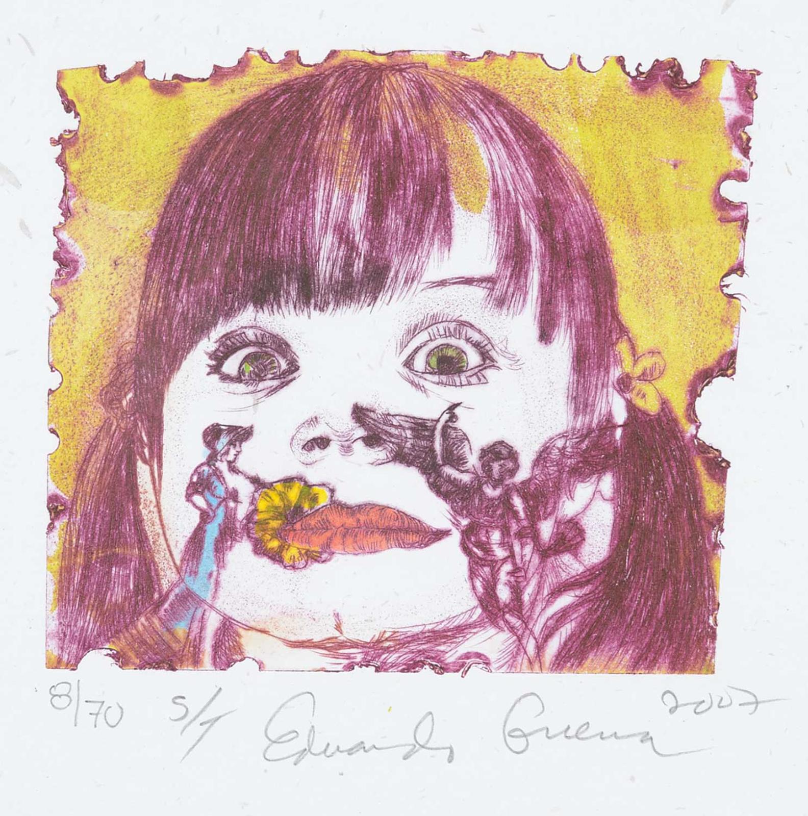 Edwardo Guena - Untitled - Mystical Girl  #8/70