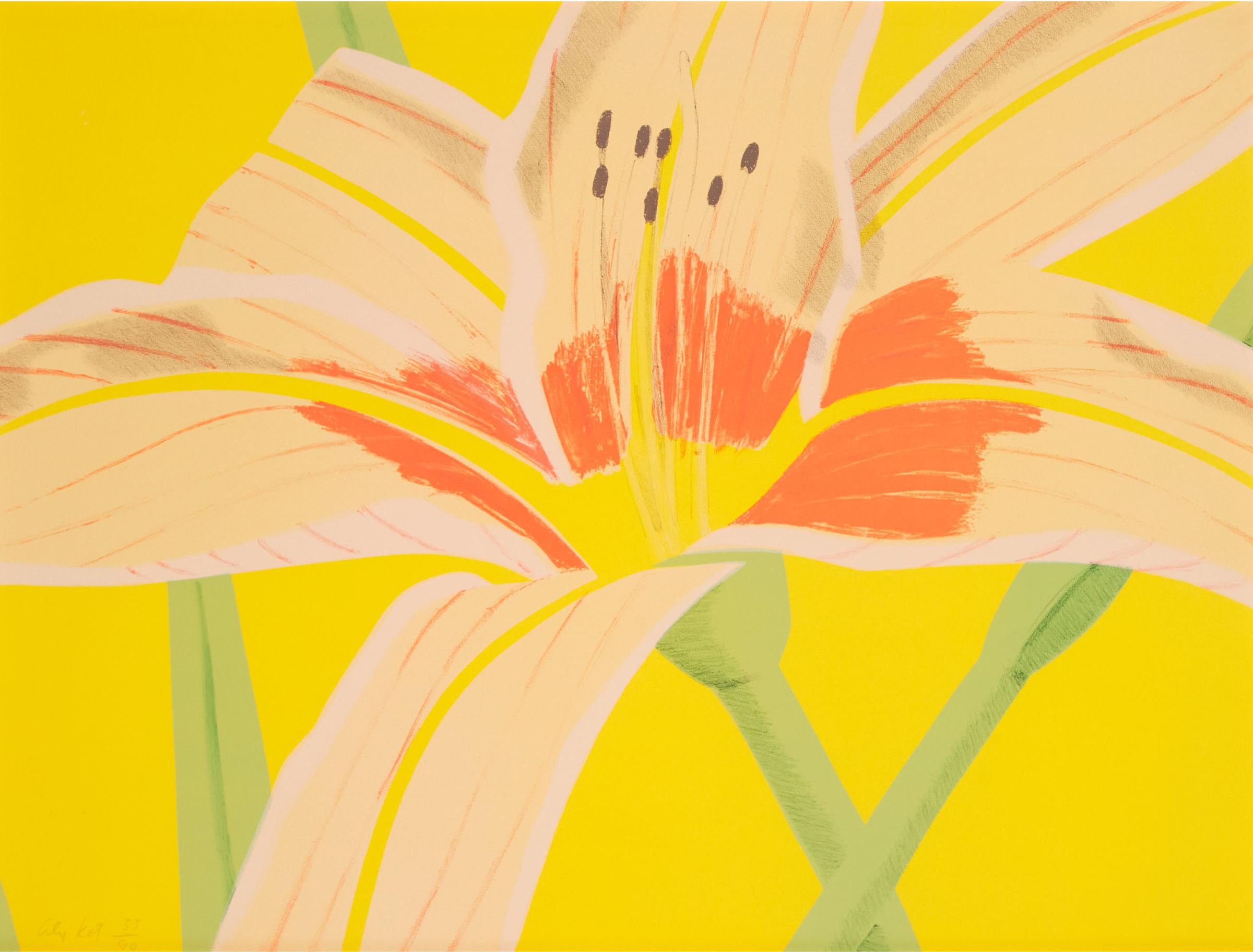 Alex Katz (1927) - DAY LILY II, 1969 [M. 24]