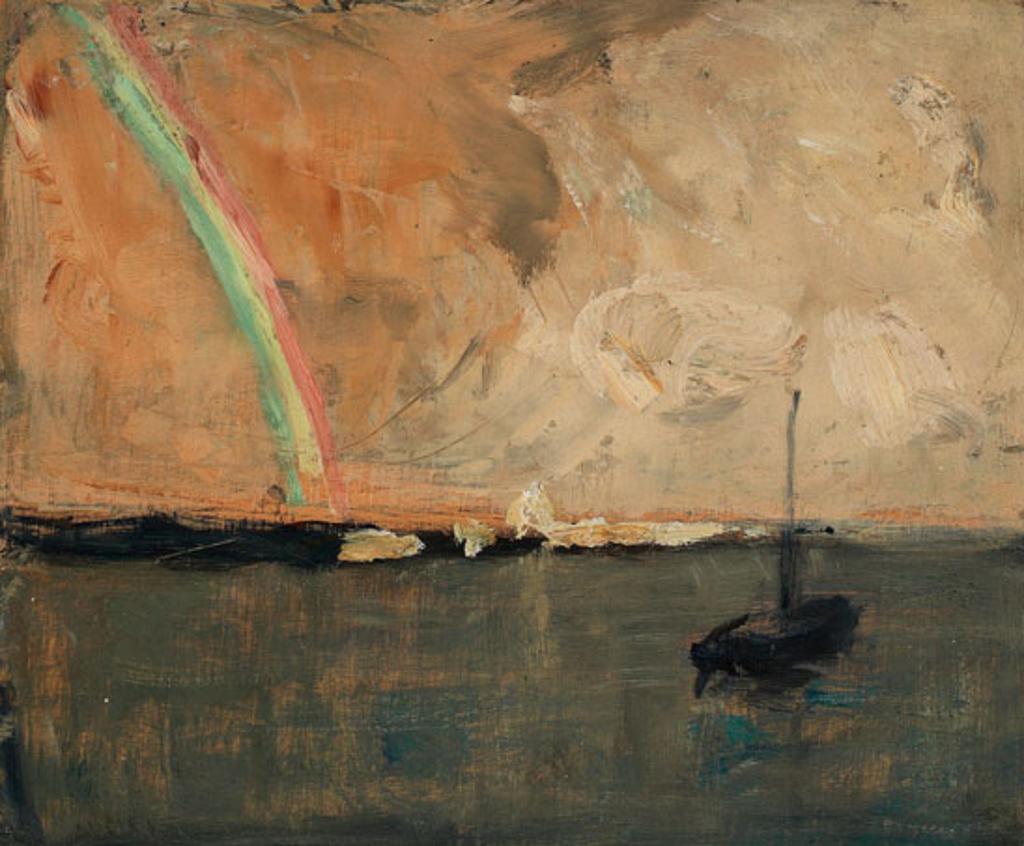 James Wilson Morrice (1865-1924) - Coastal Scene with Rainbow