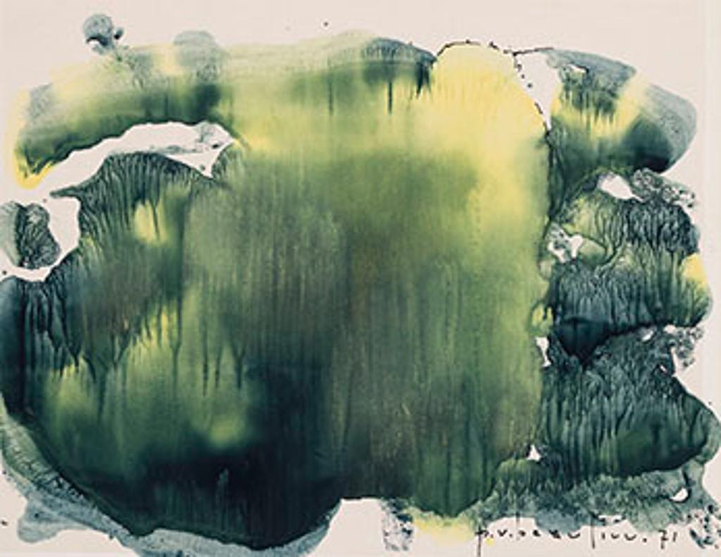 Paul Vanier Beaulieu (1910-1996) - Untitled (Green abstract)