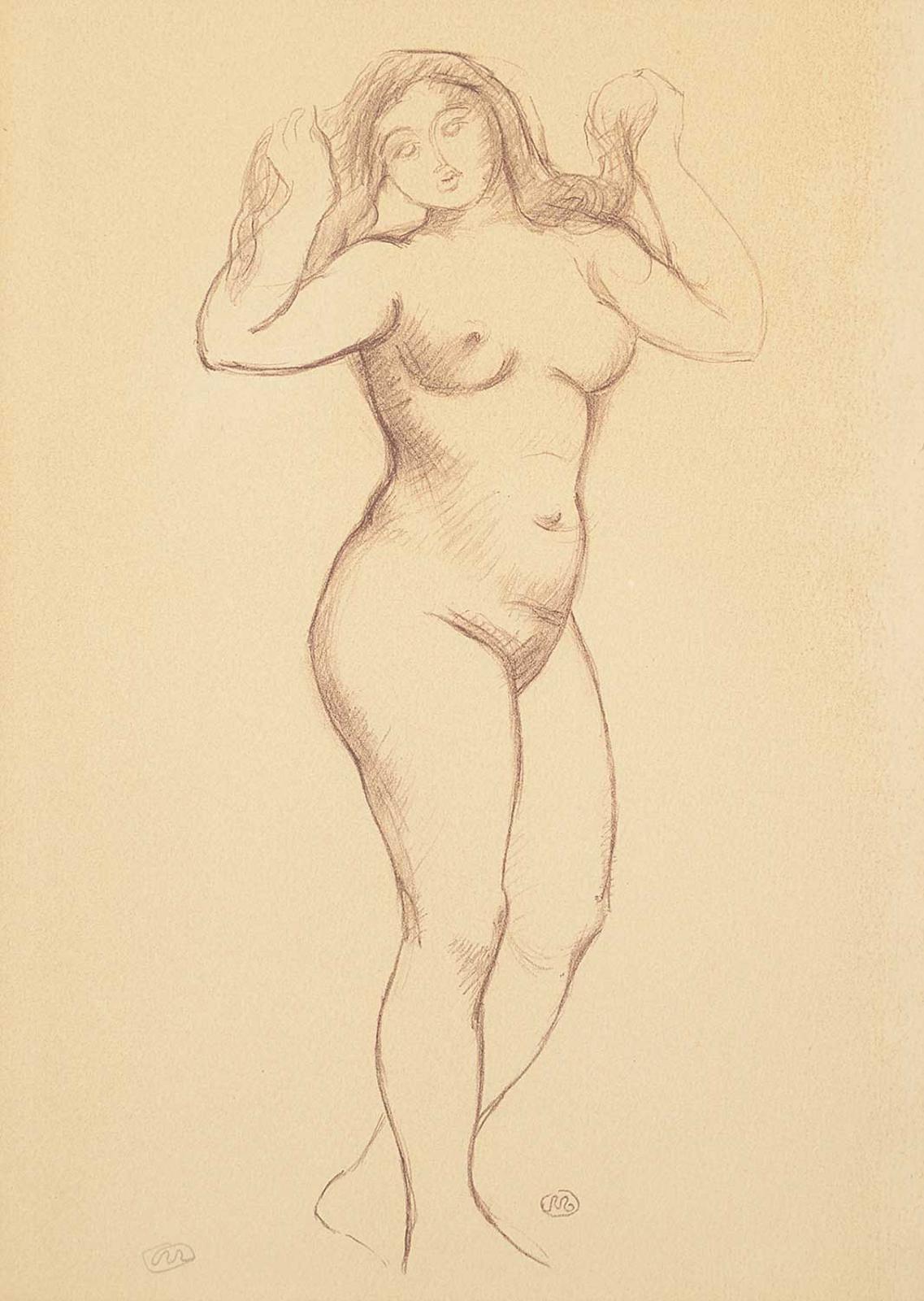 Aristide Joseph Bonaventure Maillol (1861-1944) - Untitled - Figure Study