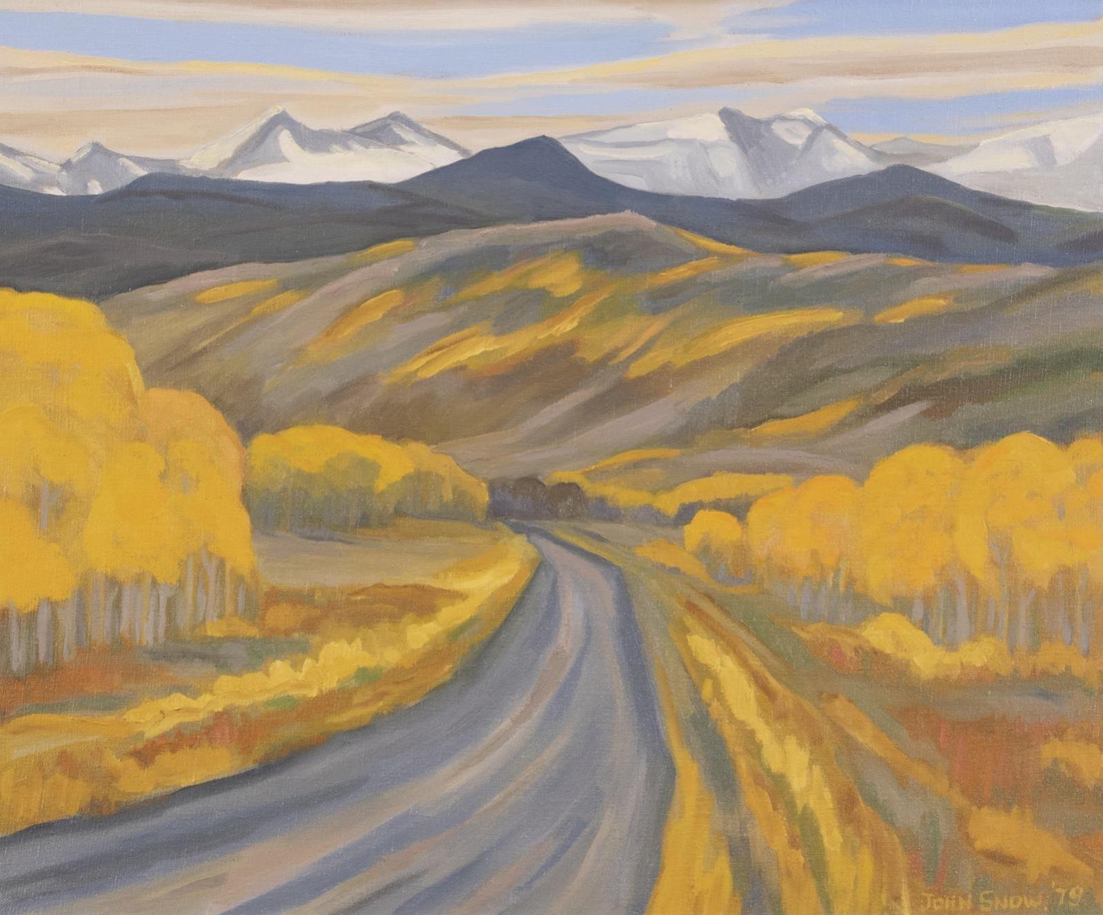 John Harold Thomas Snow (1911-2004) - Foothills Landscape; 1979