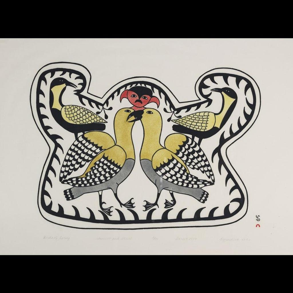 Eegyvudluk Pootoogook (1931-1999) - Birds Of Spring