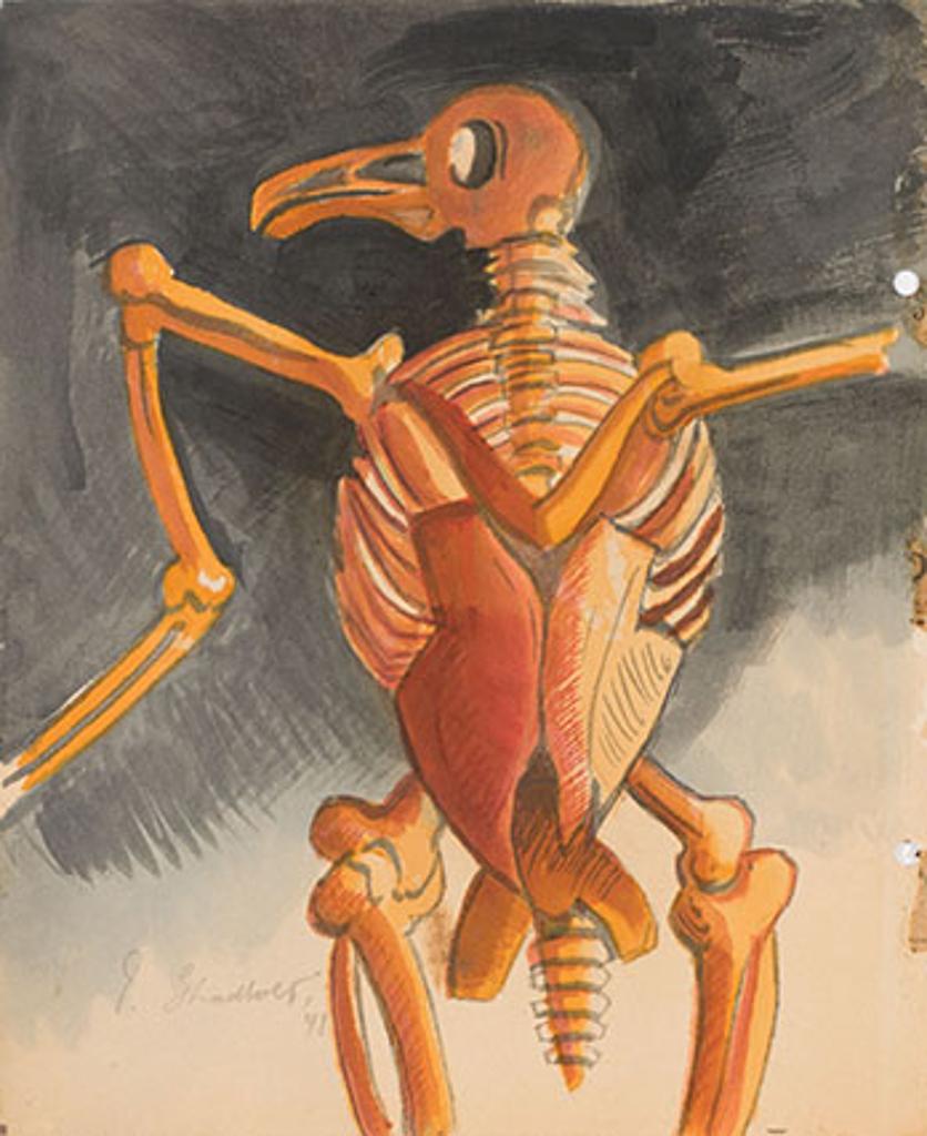 Jack Leaonard Shadbolt (1909-1998) - Bird Skeleton
