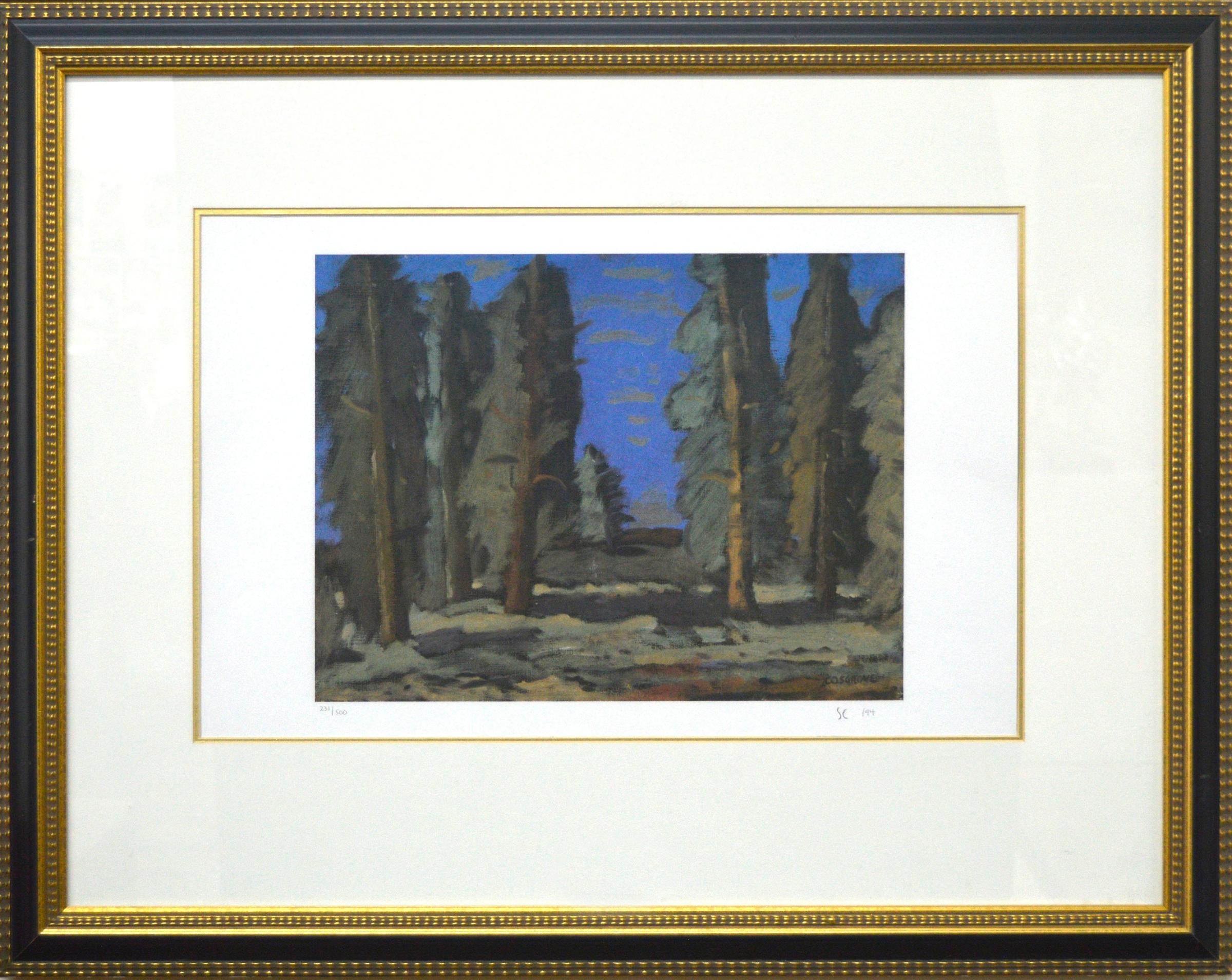 Stanley Morel Cosgrove (1911-2002) - Bénézit): Scène de forêt