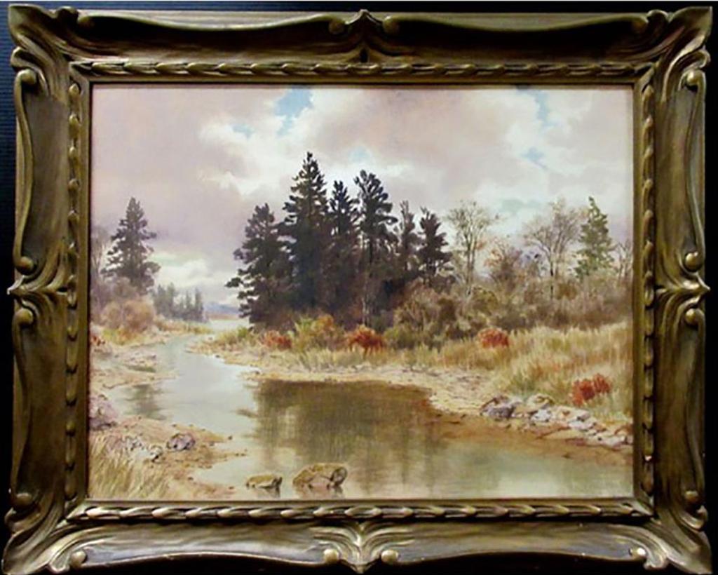 Thomas Mower Martin (1838-1934) - Landscape (Creek)
