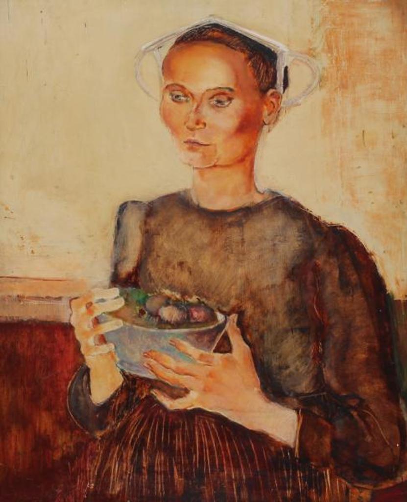 Lillian Freiman (1908-1986) - Portrait Of A Breton Woman