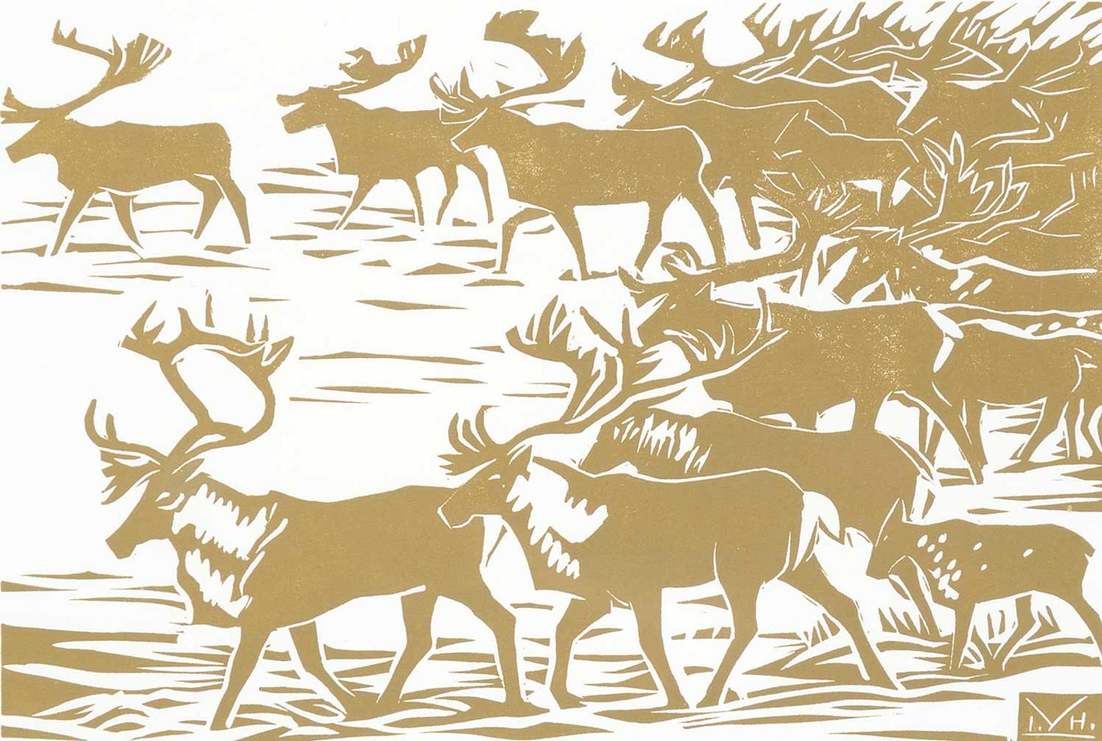 Illingworth Holey (Buck) Kerr (1905-1989) - Caribou Trek  #A/P
