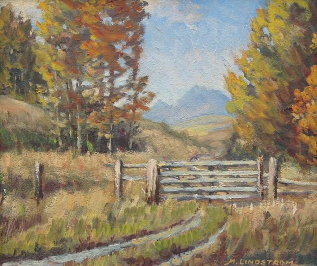 Matt Lindstrom (1890-1975) - The Ranch Gate