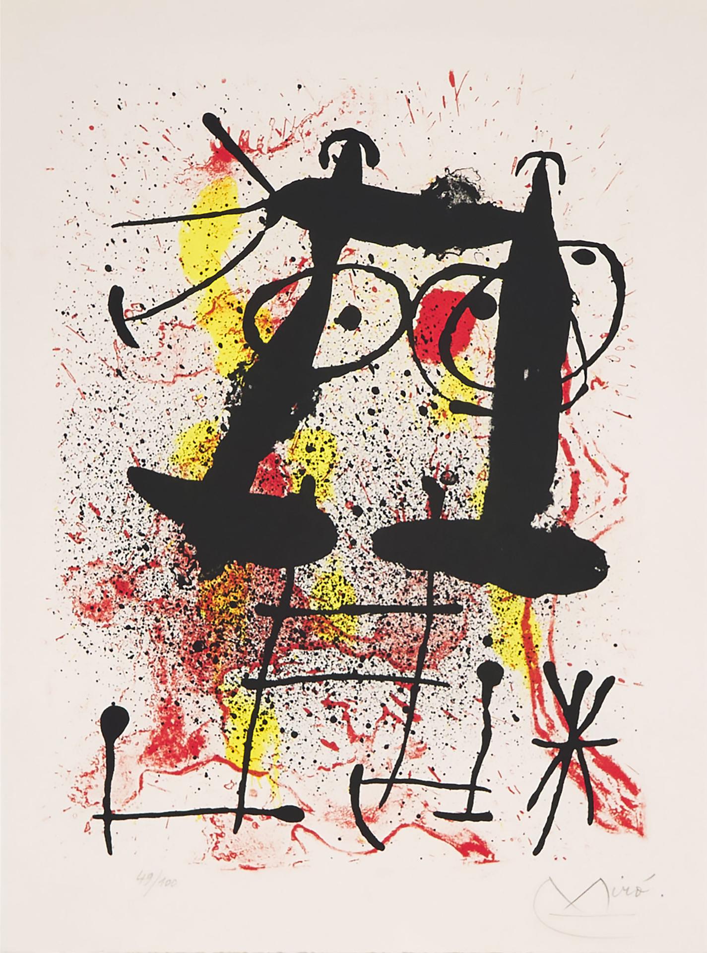 Joan Miró (1893-1983) - SILENCE, FROM 