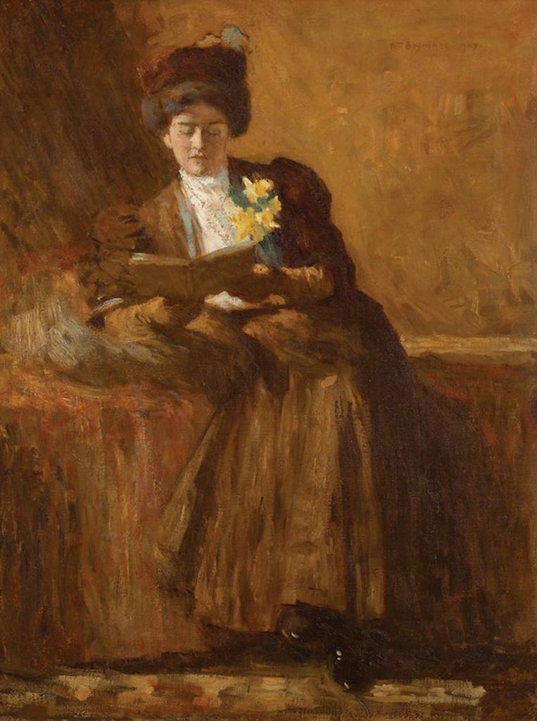 William Brymner (1855-1925) - Woman with a Book, 1907