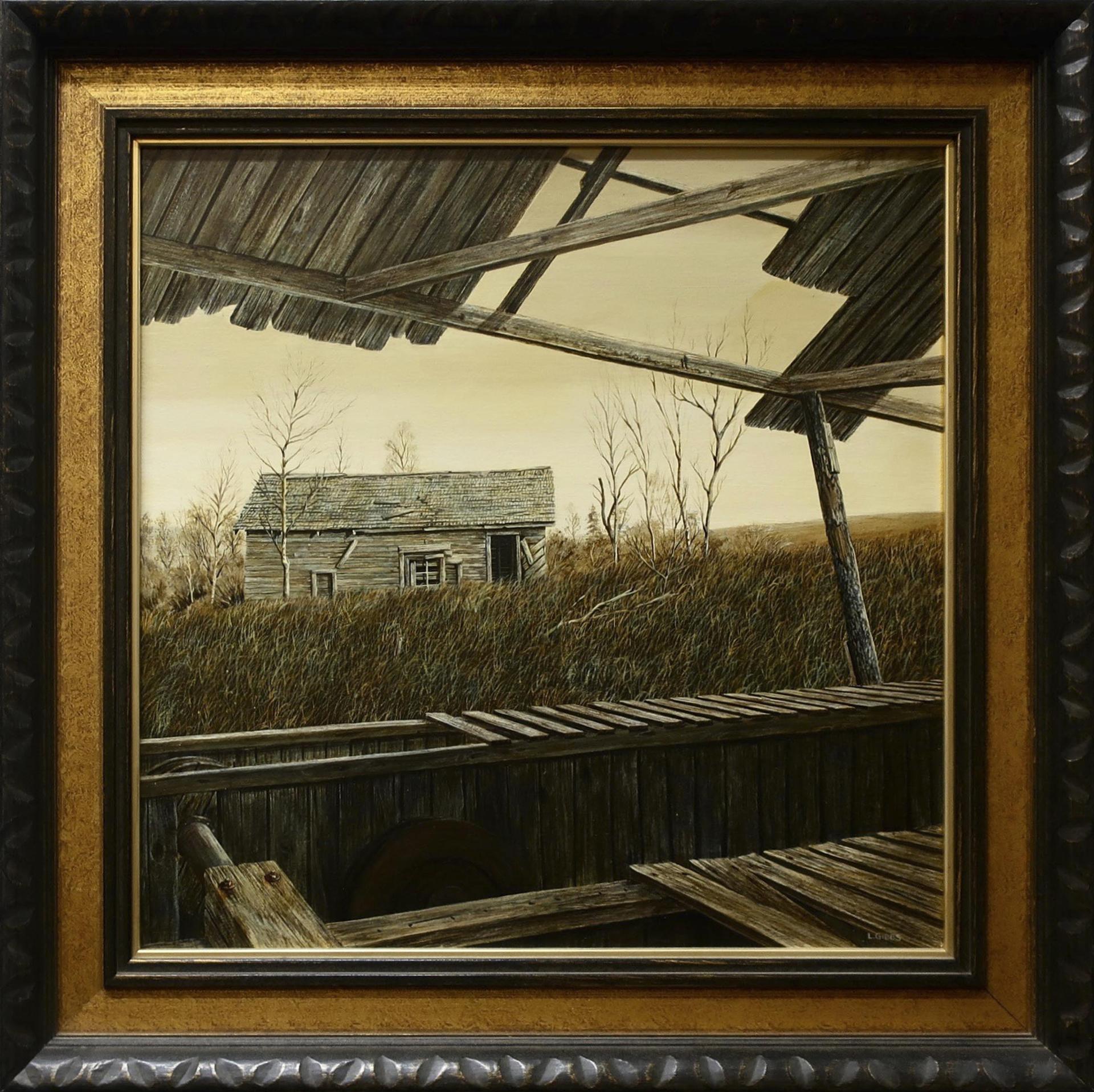 Leonard (Len) James Gibbs (1929-2010) - Untitled (The Old Barn)