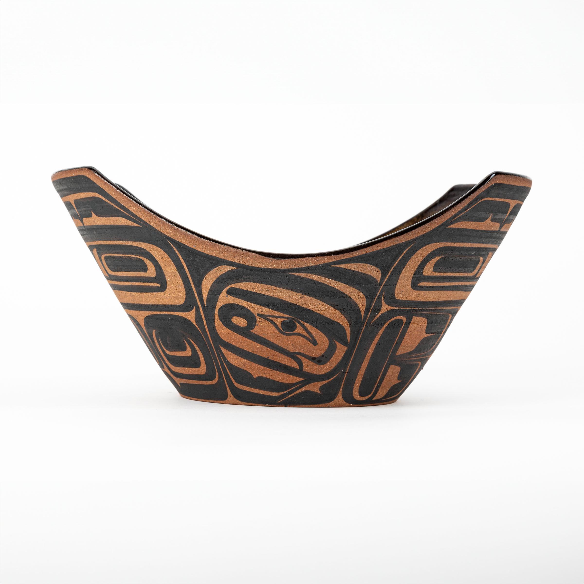 Judith Cranmer - A Ceramic Bowl With Northwest Coast Design, 1984