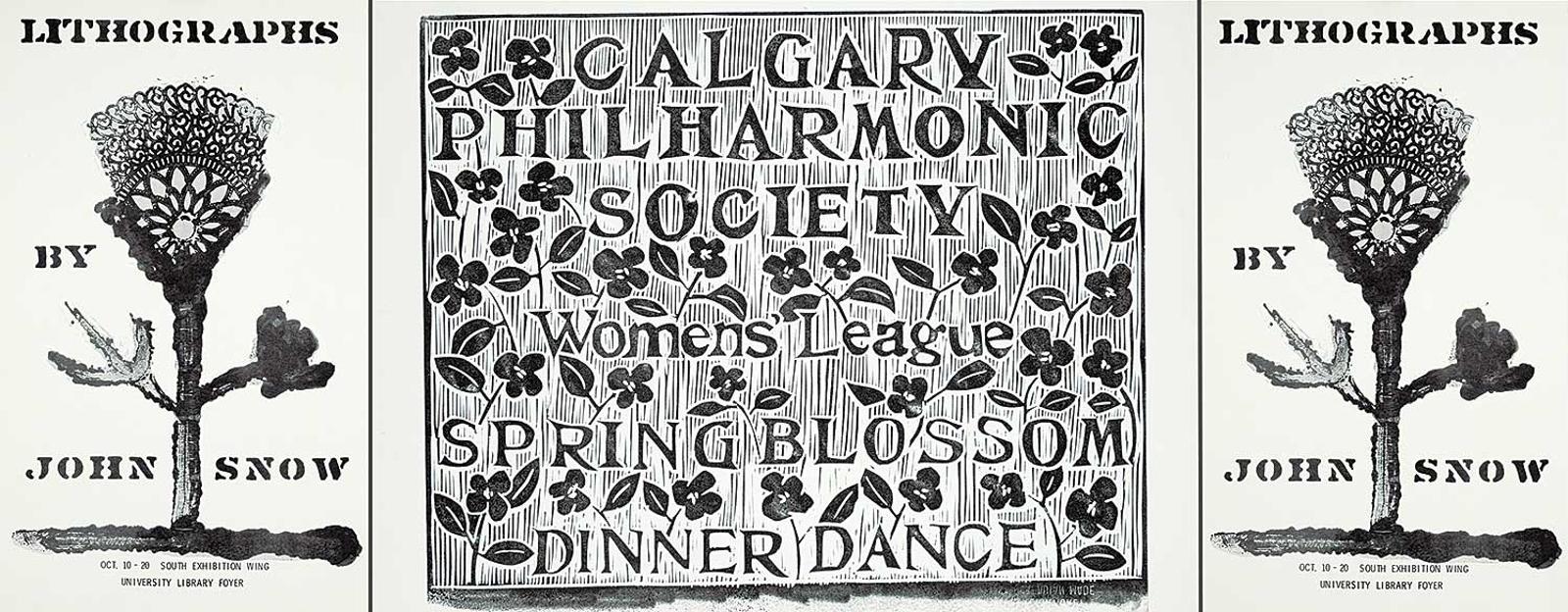 John Harold Thomas Snow (1911-2004) - Women`s League Spring Blossom Dinner Dance