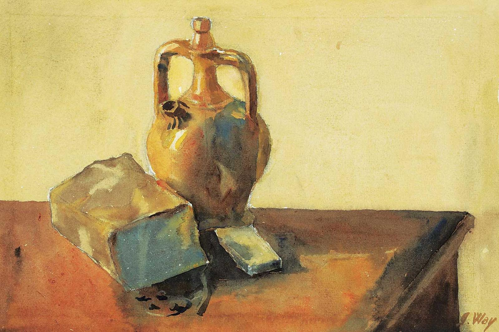 Charles Jones (C. J.) Way (1834-1919) - Still Life with Jug