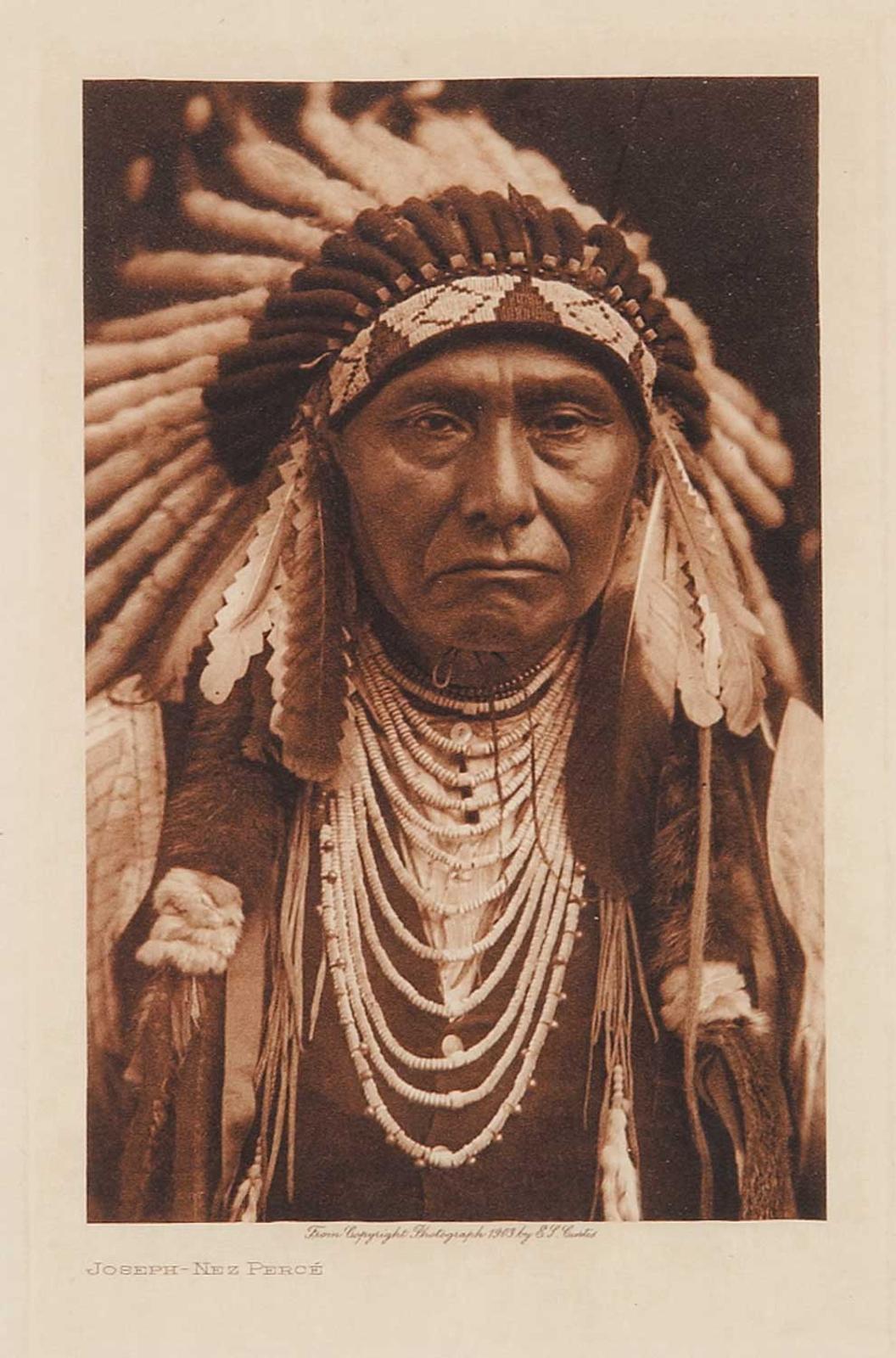 Edward Sherrif Curtis (1868-1952) - Joseph-Nez Perce