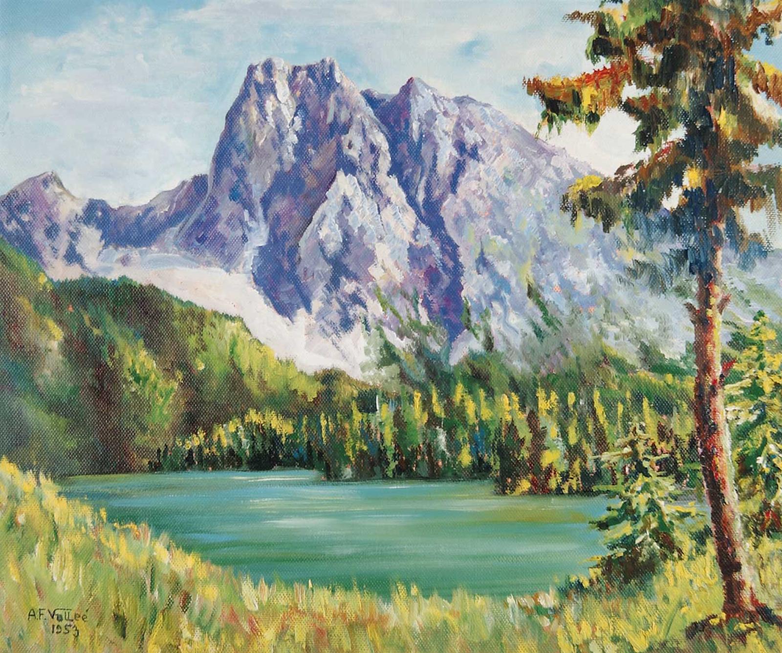 Armand Frederick Vallee (1921-2009) - Mount Burgess, Emerald Lake B.C.