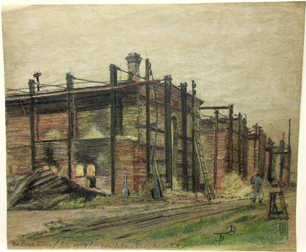 James Jerris Blomfield (1872-1951) - The Brick Kilns/July 1938 - Don Valley Brickworks & The Brick Kiln - Don Valley Brickworks/September 1938