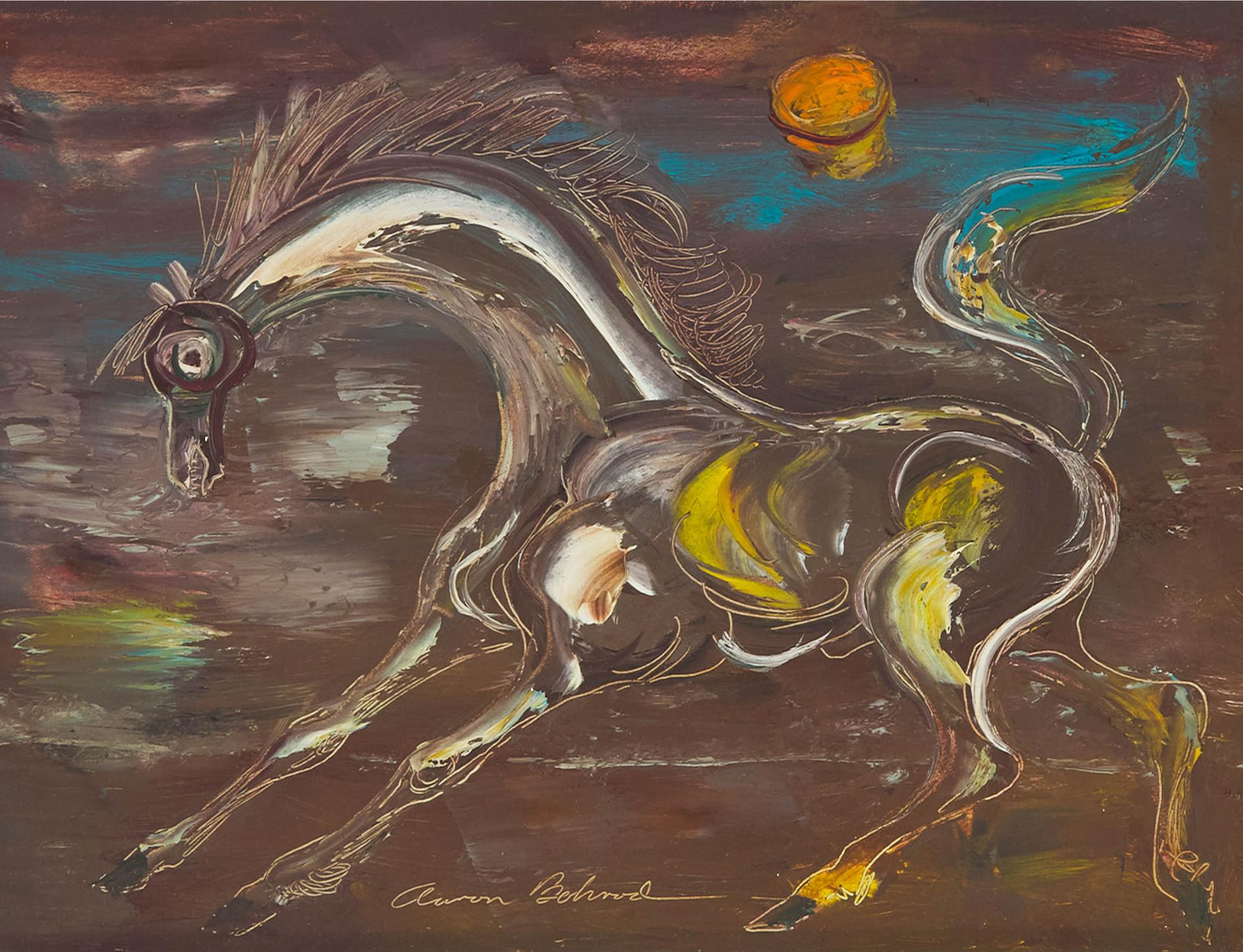 Aaron Bohrod (1907-1992) - Galloping Horse