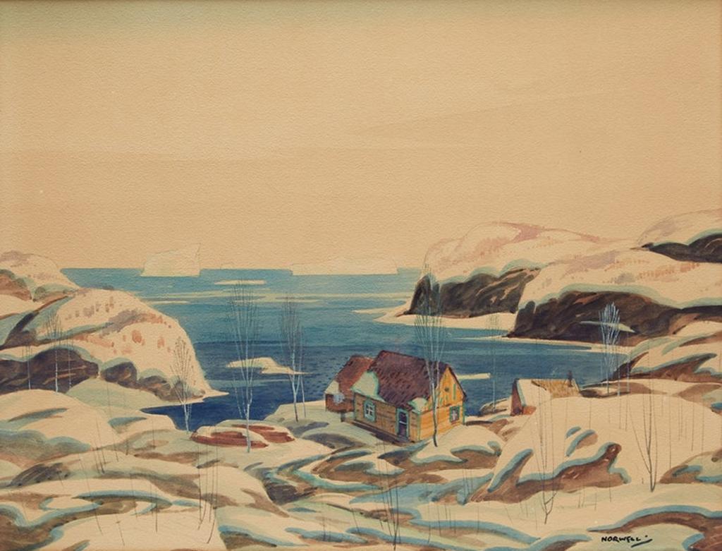 Graham Norble Norwell (1901-1967) - Cottage on the Shore