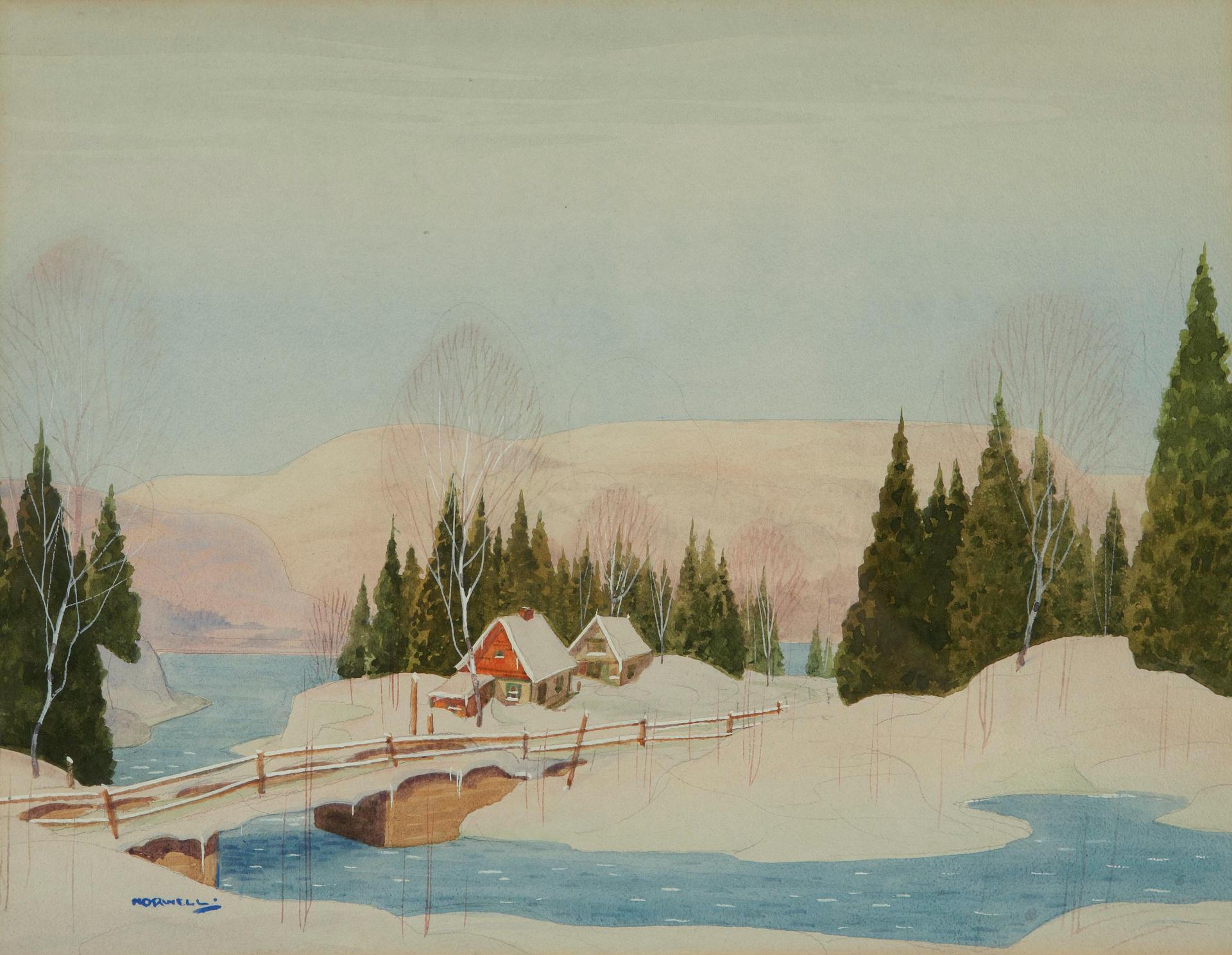 Graham Norble Norwell (1901-1967) - Winter in the Laurentians