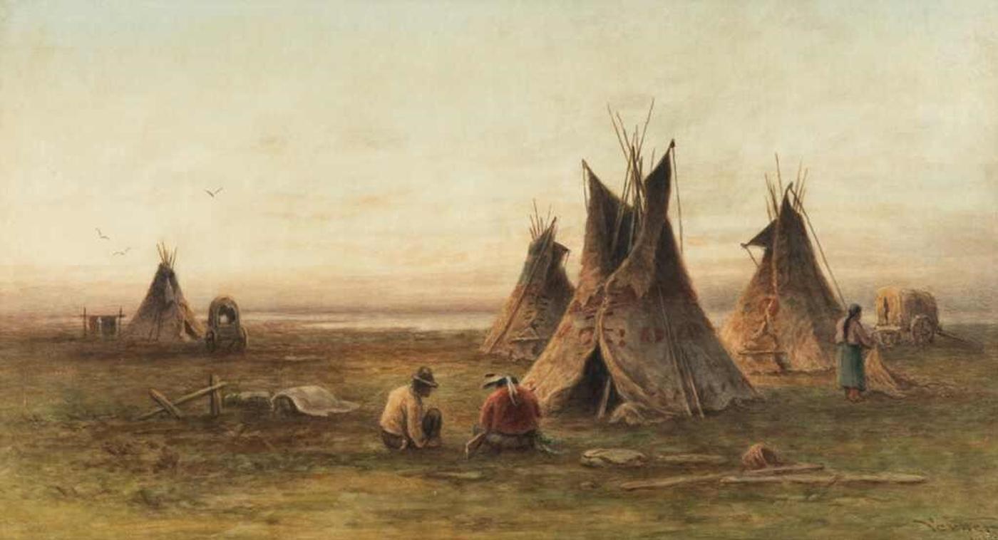 Frederick Arthur Verner (1836-1928) - Indian* Camp