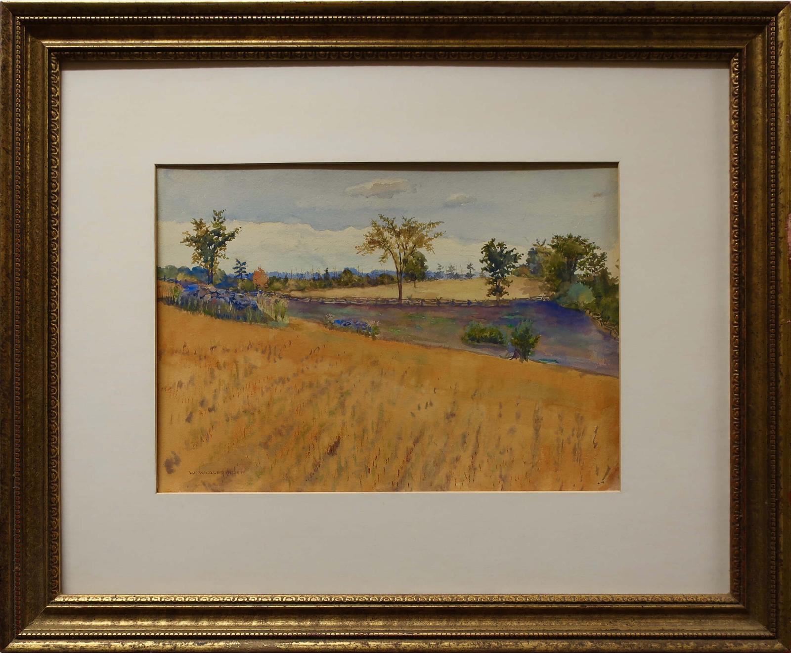 William Walker Alexander (1870-1948) - Untitled (Autumn Fields)