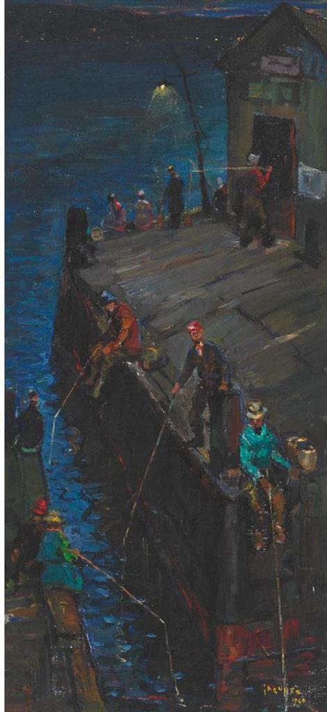 Francesco (Frank) Iacurto (1908-2001) - Night Fishing