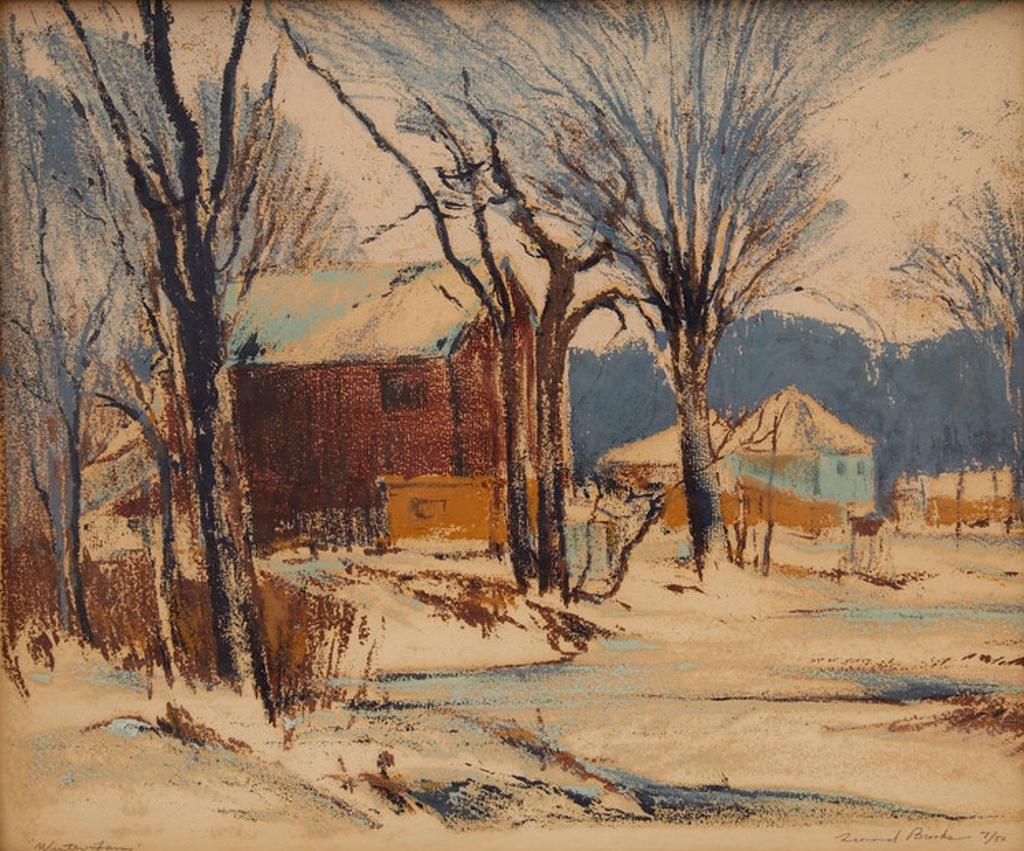 Frank Leonard Brooks (1911-1989) - Winter Farm