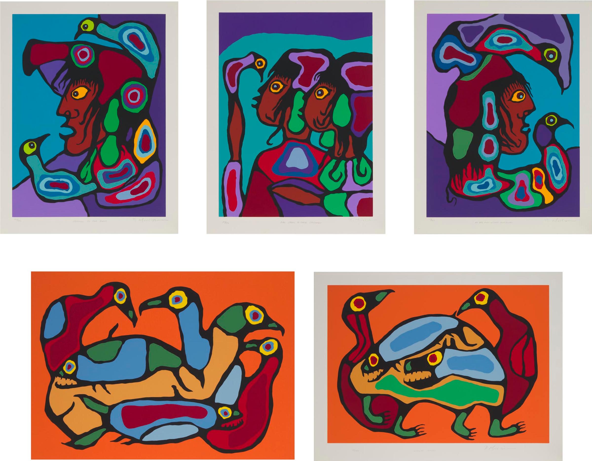 Norval H. Morrisseau (1931-2007) - Untitled (Portfolio), 1981