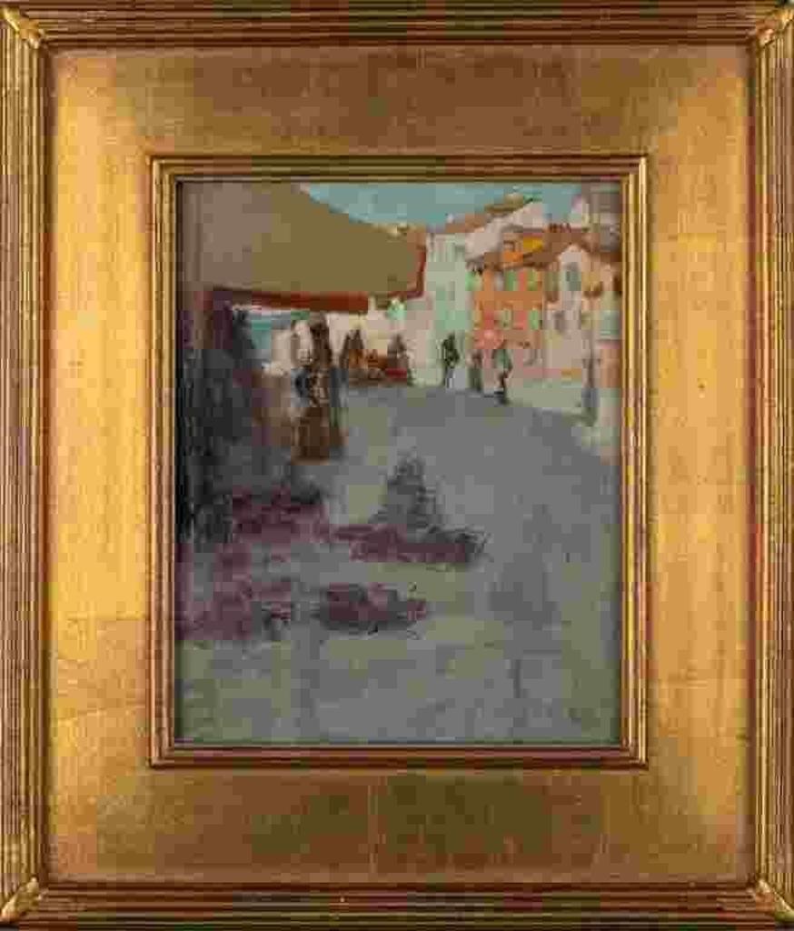 Attr Ernest David Roth (1879-1964) - Untitled (street view)
