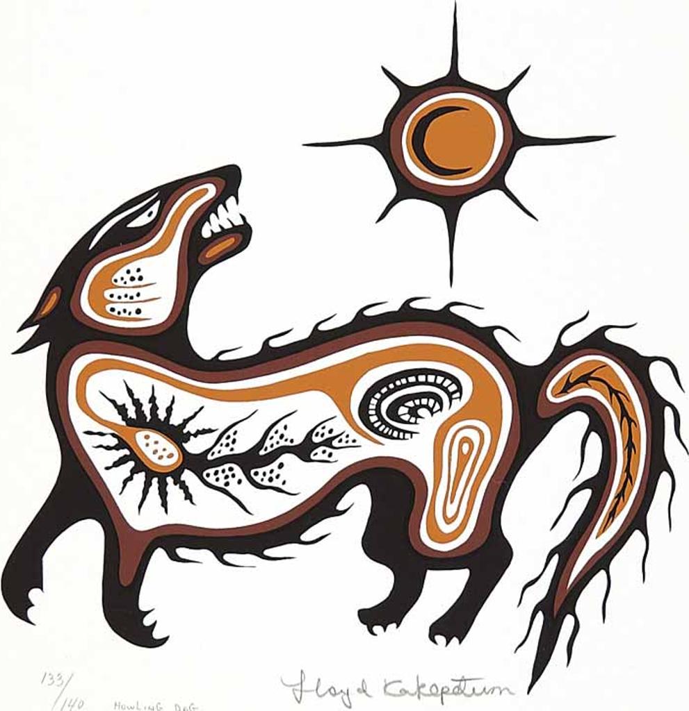 Lloyd Kakepetum (1958) - Howling Dog  #133/140